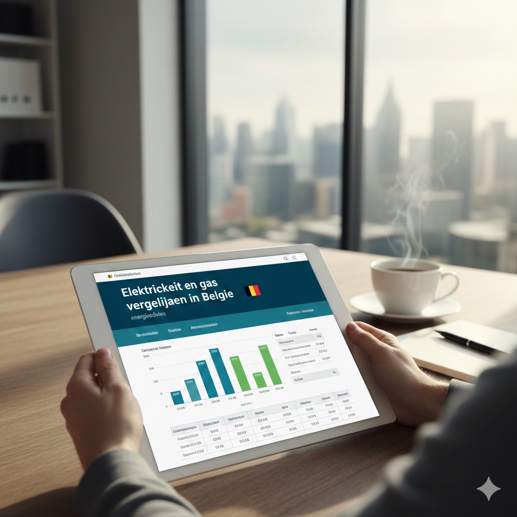 Elektriciteit en gas vergelijken in België - overzicht en vergelijking